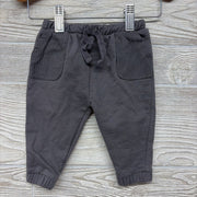 Drawstring Joggers Ribbed Pockets 0-3M