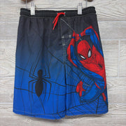 Drawstring Swim Trunks Spider Man 10-12