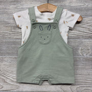 Shortalls & Shirt Bunnies Carrots NB