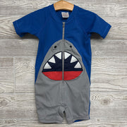 Zip Up Swim Outfit Shark 2T