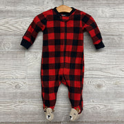 Blanket Sleeper Buffalo Plaid 6M