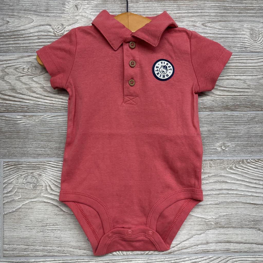 Polo Bodysuit First String 6M