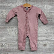 LS Pointelle Outfit Ruffle 3-6M