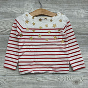 LS Shirt Stripes Metallic Stars 2-3