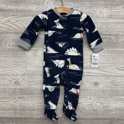NEW Blanket Sleeper Dinosaurs Snow Balls 9M