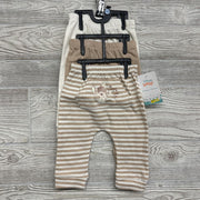 NEW 3 Pk Harem Pants Stripes Bambi 3-6M
