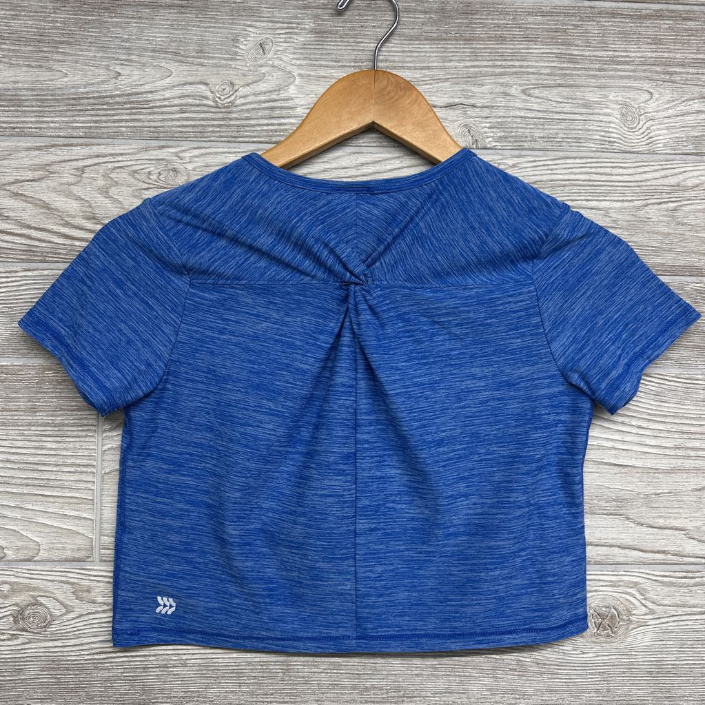 Active Cropped Shirt Twist Back 8