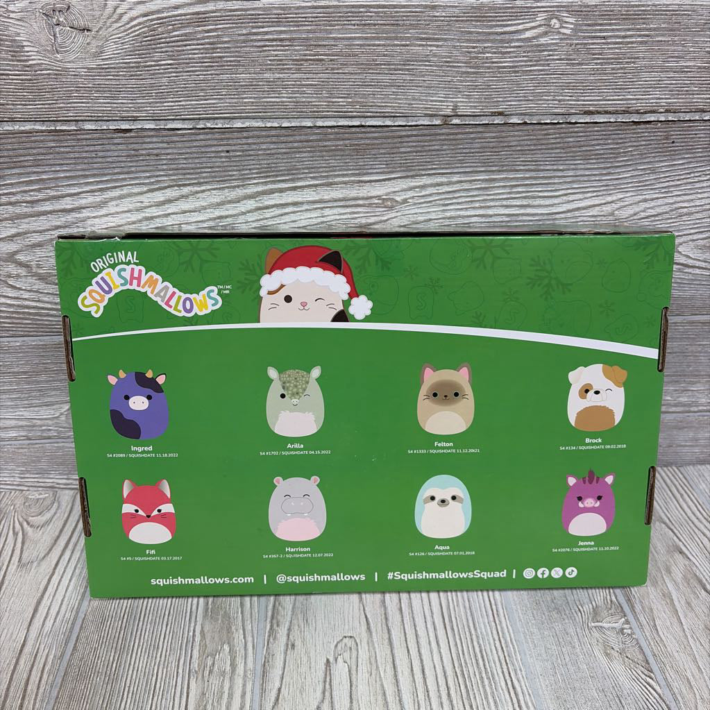 8 Pk Mini Plush Figure Ornaments