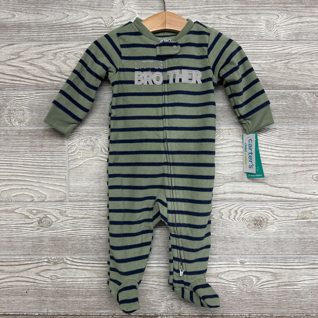 NEW Blanket Sleeper Stripes Little Brother 3-6M