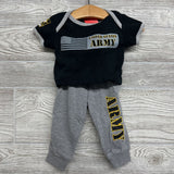 Bodysuit United States Army & Shorts 3-6M