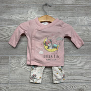 Side Snap Shirt Dream Little One & Pants Minnie Mouse 0-3M