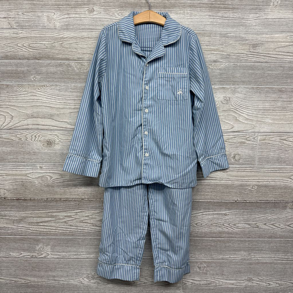2 Pc Button Up Striped Pjs 10