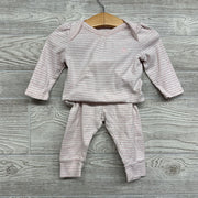LS Logo Bodysuit Stripes & Pants 6-12M
