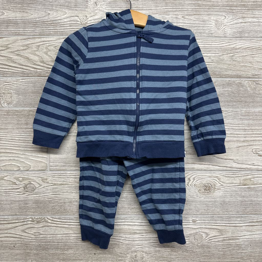 French Terry Jacket & Sweatpants Stripes 24M