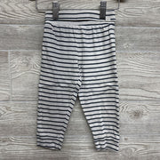 Organic Roll Over Band Striped Pants 18M
