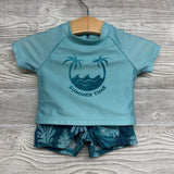 Swim Shirt Summer Time & Trunks Palm Trees 3M