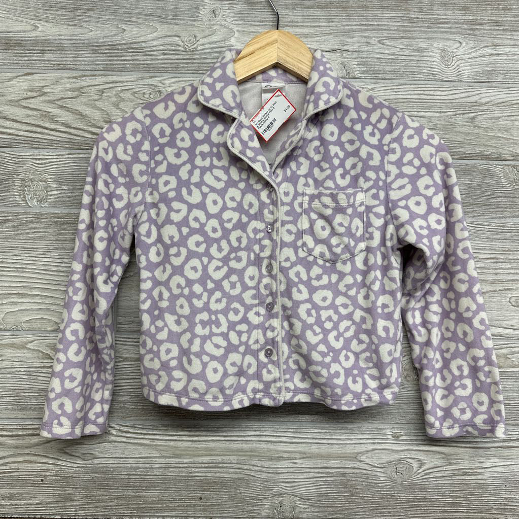 Button Up Pj Shirt & Shorts Animal Print 6