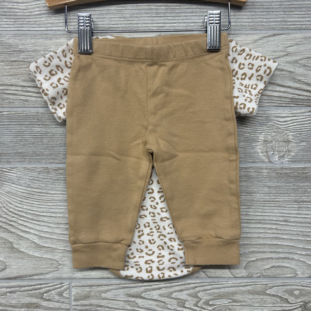 Bodysuit & Pants Animal Print 6M