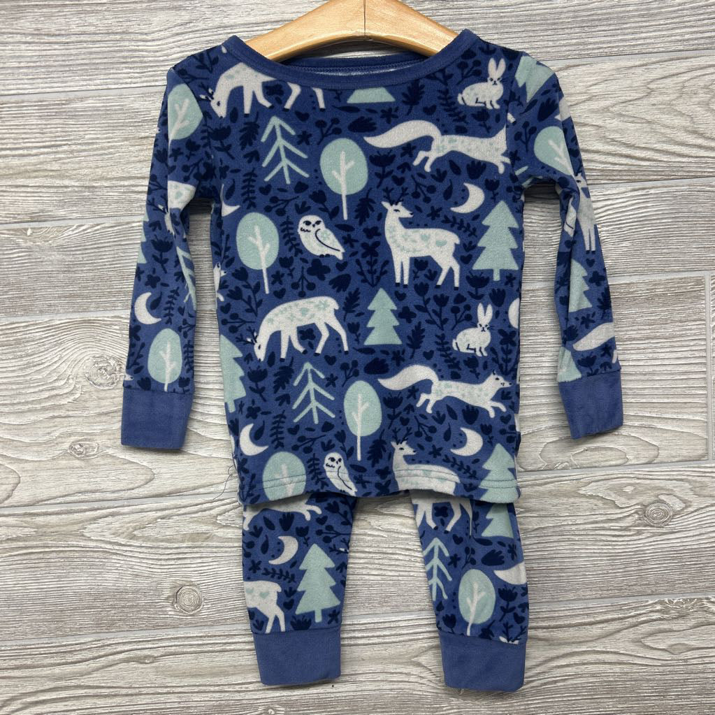 Plush 2 Pc Pj Animals 2t