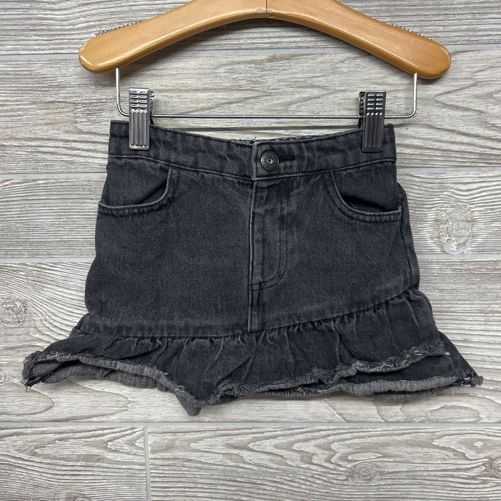 Denim Skirt Ruffle 3t