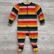 Fleece Sleeper Stripes 6-9M