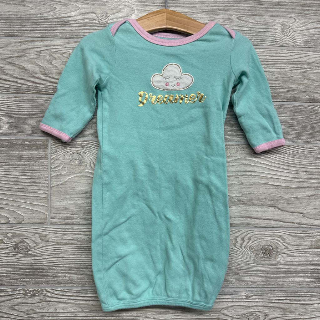 Pj Gown Dreamer Cloud 0-3M