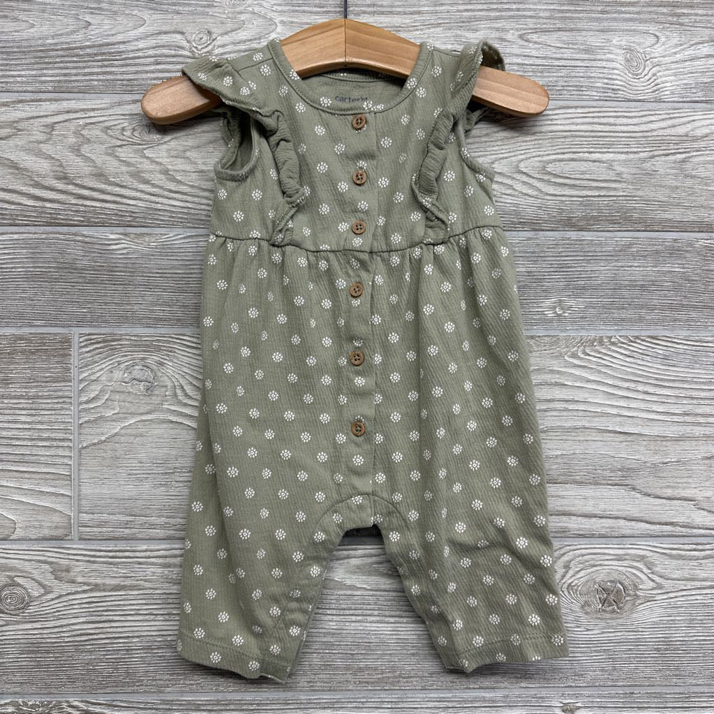 Romper Flowers Ruffles 3M