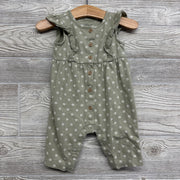 Romper Flowers Ruffles 3M