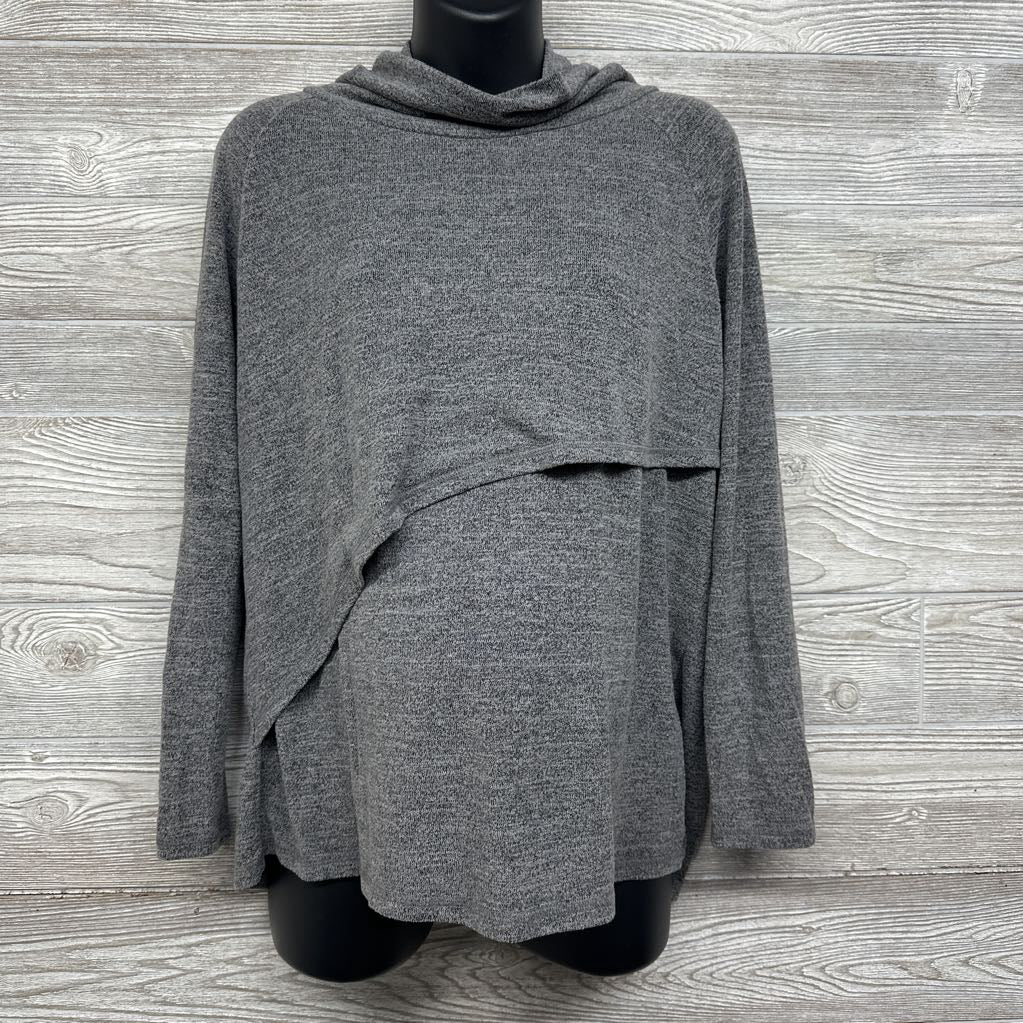 Nursing Sweater W/ Asymmetrical Flap XL