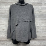 Nursing Sweater W/ Asymmetrical Flap XL