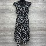 Sleeveless Sheer Dress Butterflies Large