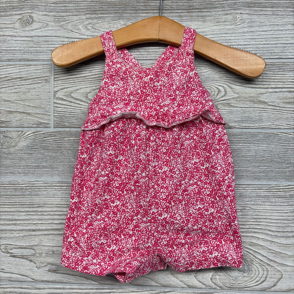 Tank Romper Flowers Ruffle 3M