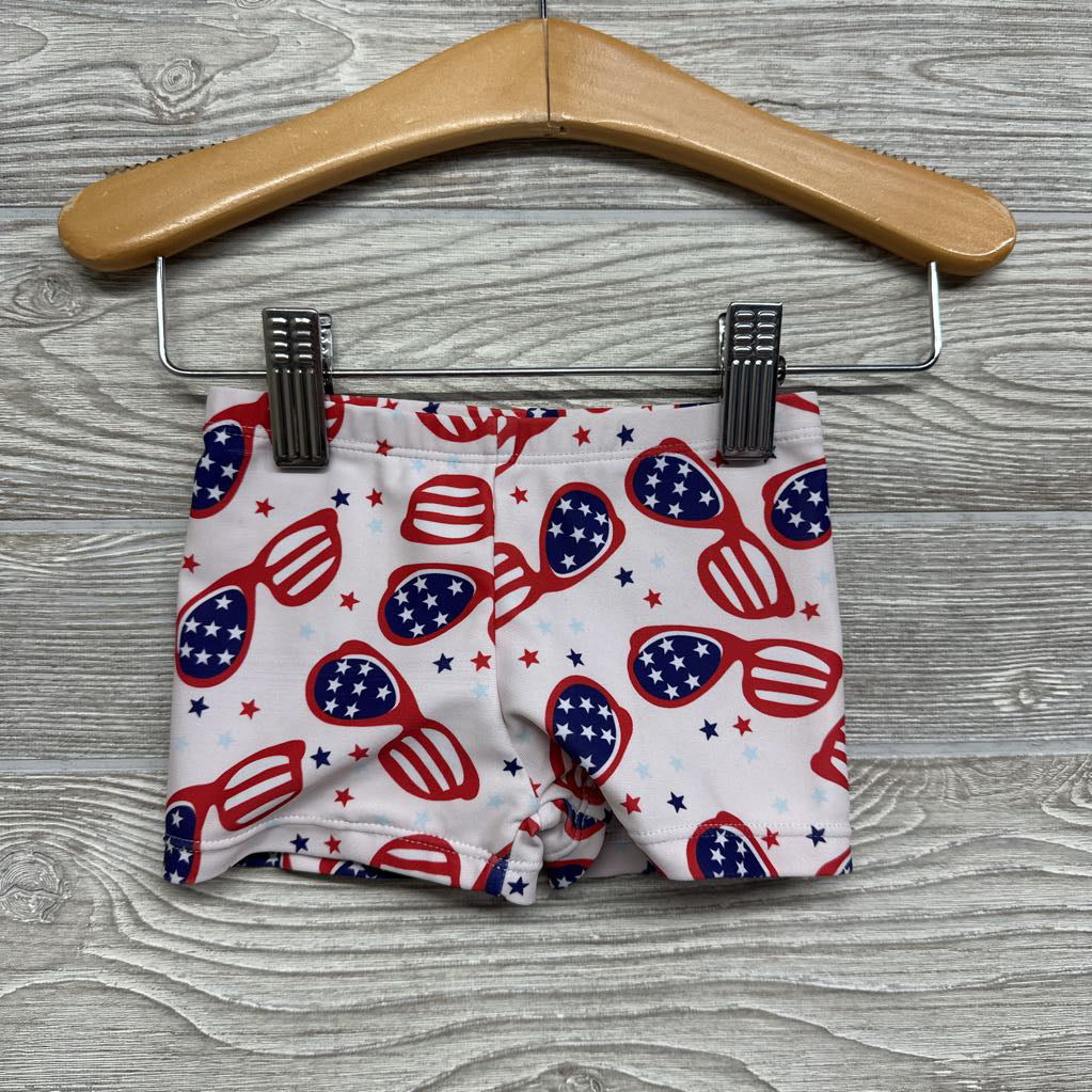 Swim Shorts Stars Stripes Sunglasses 3-6M