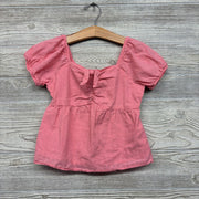 Puffy Sleeve Shirt Bow 6-6X