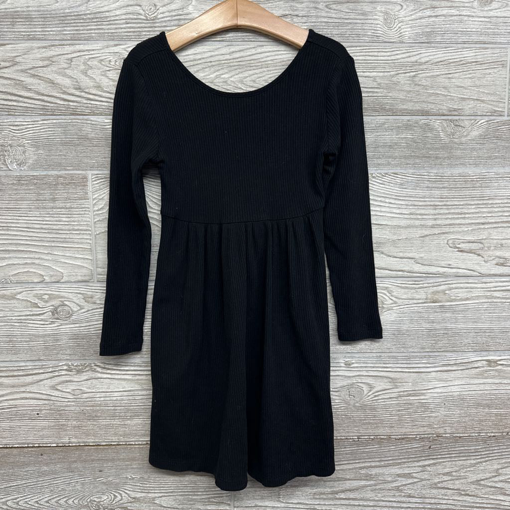 LS Ribbed Dress 6-7