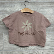 Cropped Boxy Shirt Tropical 2-3