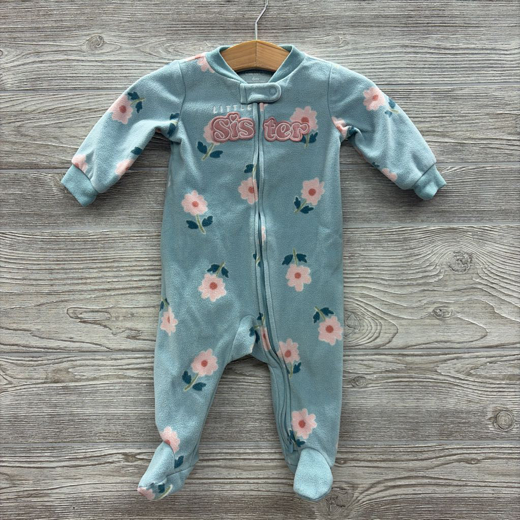 Blanket Sleeper Flowers Little Sister 6M