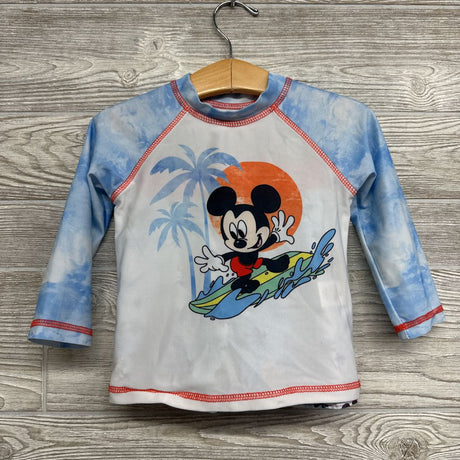 Swim Shirt Mickey Mouse & Trunks 18M