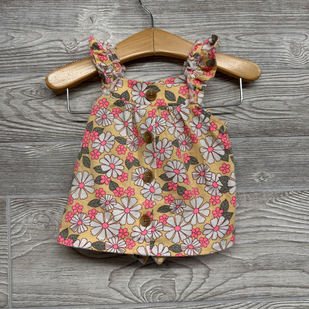 Ruffle Sleeve Flowers 12M