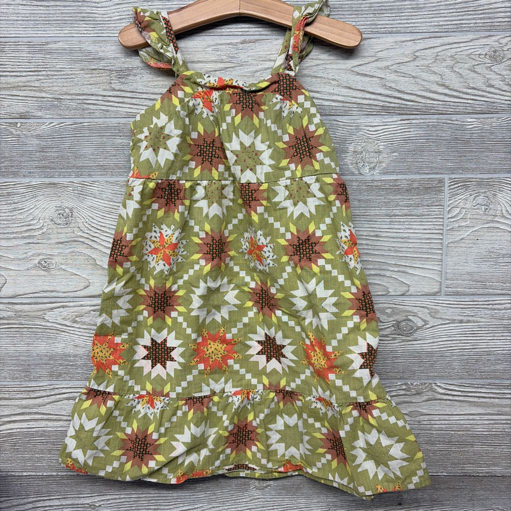Tank Tiered Dress Patchwork 4T