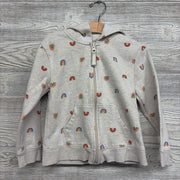 Full Zip Hoodie Rainbows 4-5