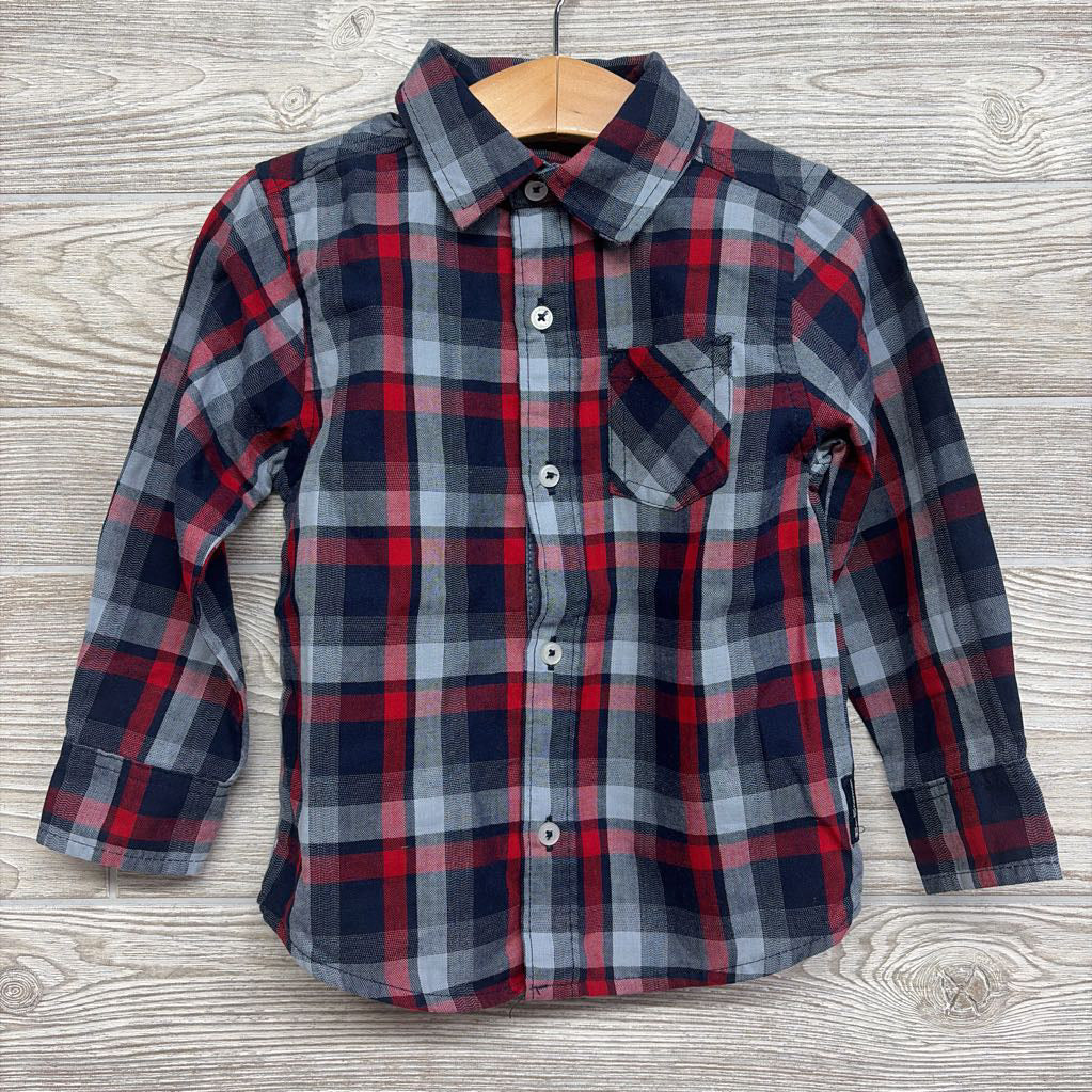 LS Plaid Button Up Shirt 24M