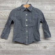 LS Gingham Button Up Shirt 2T