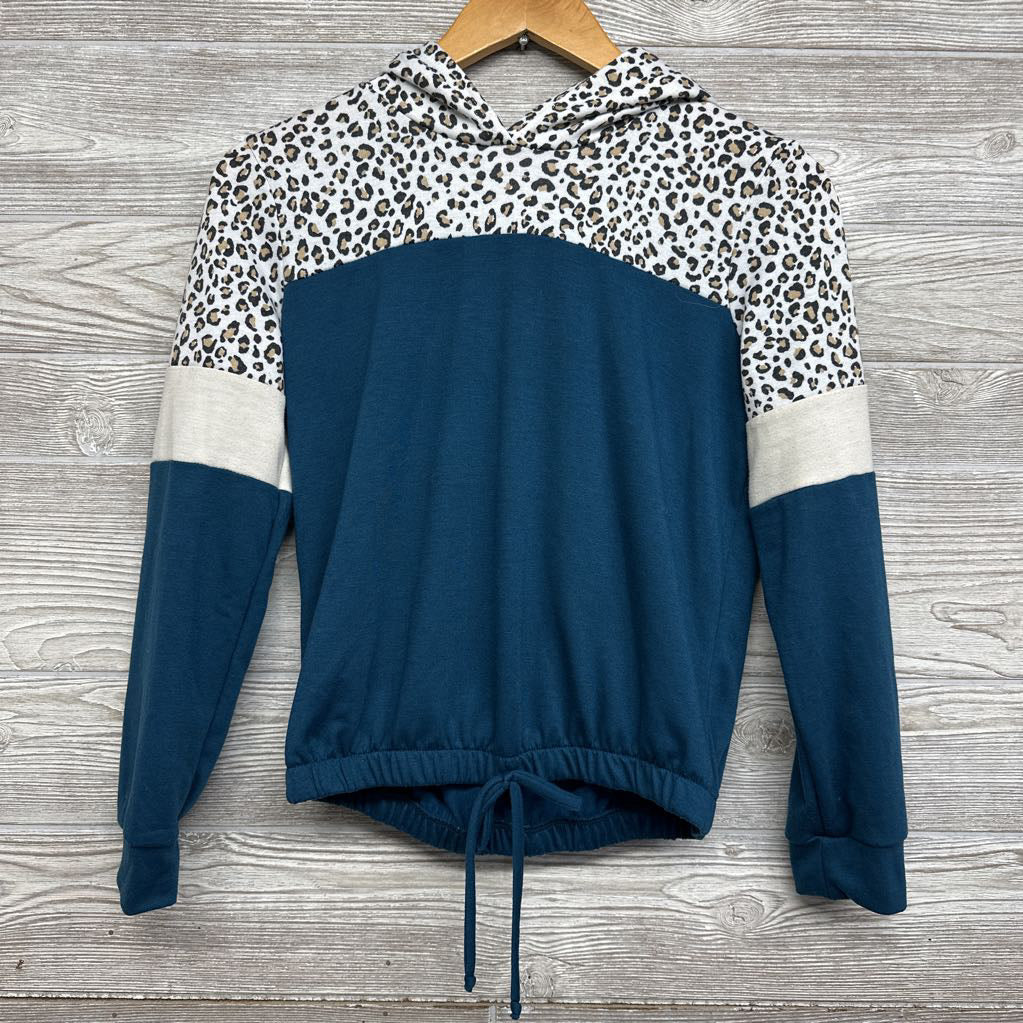 Hooded Shirt Animal Print Stripe 12