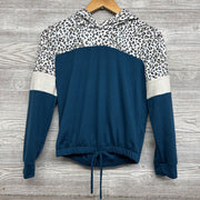 Hooded Shirt Animal Print Stripe 12