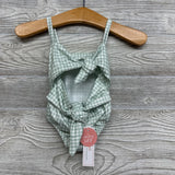 NEW Romper Gingham Bows 3M