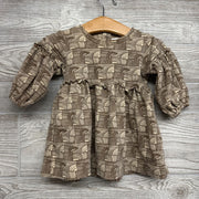 LS Dress Printed 6M