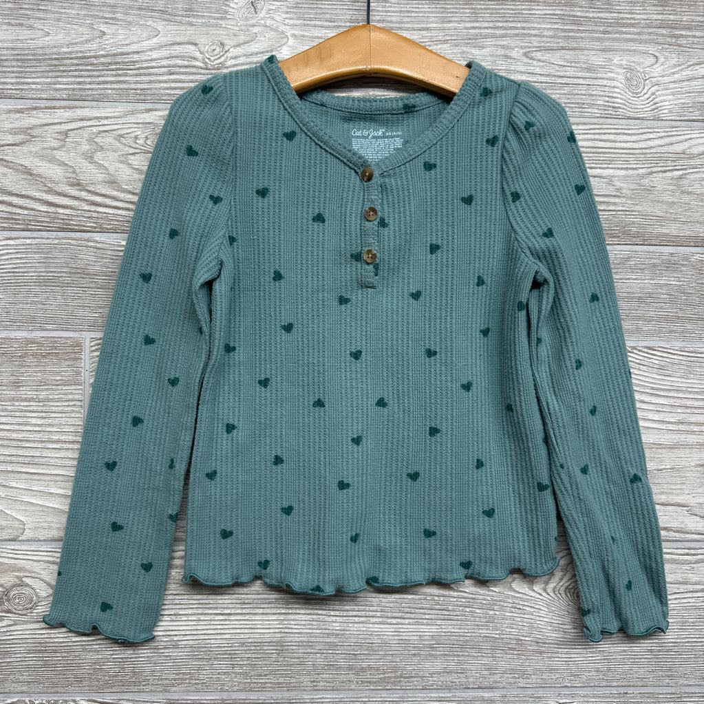 Ribbed LS Shirt Hearts 4