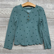 Ribbed LS Shirt Hearts 4