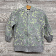 Full Zip Hoodie Dinosaurs 2t